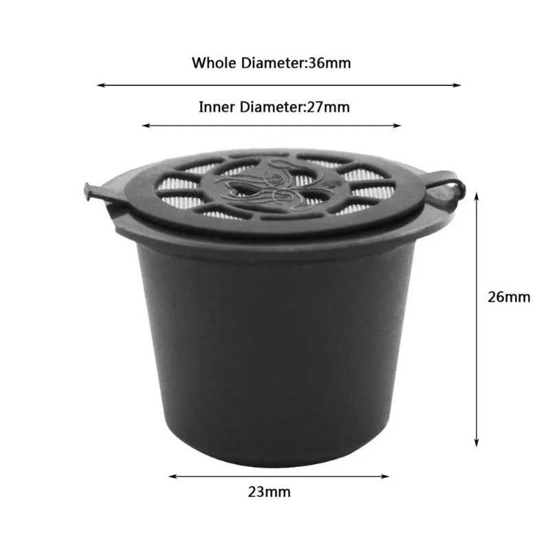Coffee Vending Equipment - 3 filtri riutilizzabili per capsule di